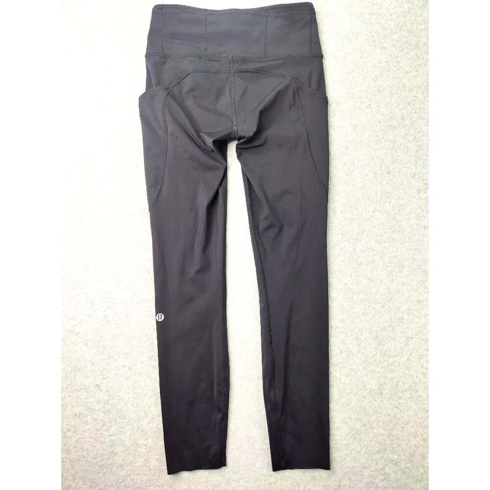 Lululemon Women's Black Leggings Size 4 - Picture 3 of 8
